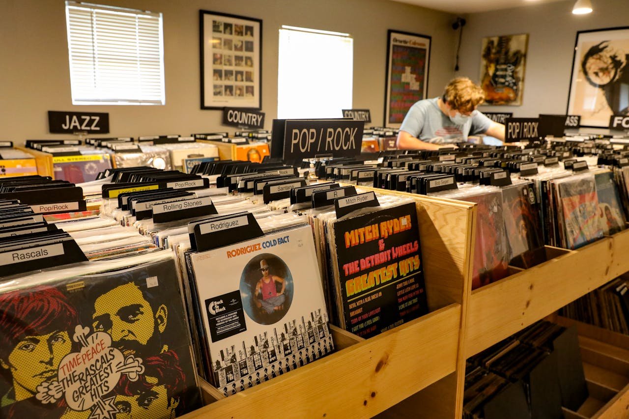 The Art of Drawing Readers In: Your attractive post title goes here Explore the extensive collection of vintage vinyl records in a cozy Tulsa store.